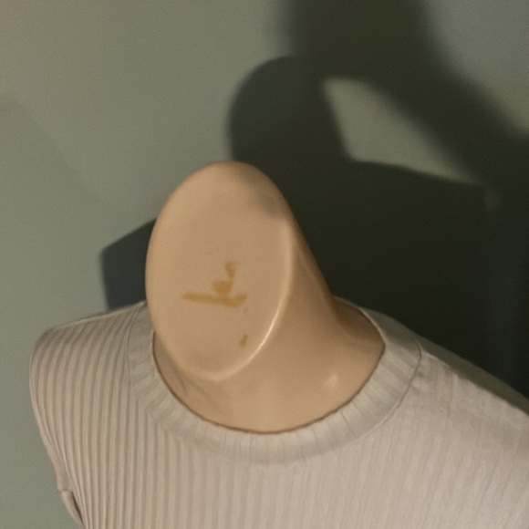 EILEEN FISHER Textured Stretch Rib Crew Neck Top Bone - Picture 11 of 14